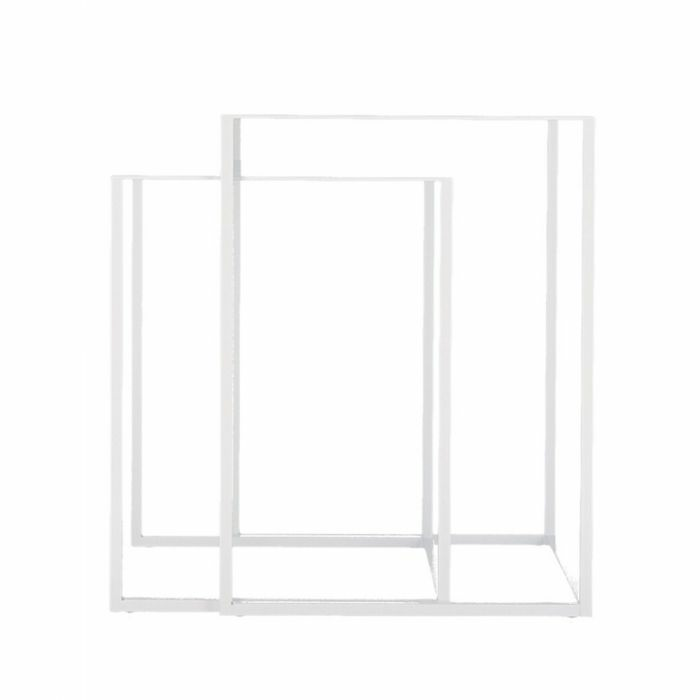 B-Ware Jan Kurtz Pur Beistelltisch Couchtisch Sofatisch Ablagetisch Tisch Weiß 2er Set - 4021224915488