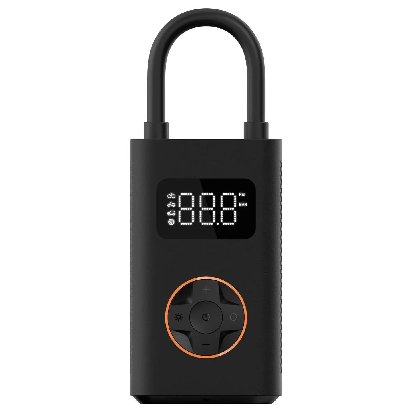 B-Ware Qi Cycle Luftpumpe Pumpe Elektrische Air Inflator N2 Schwarz Led Display Usb C612 - 6975652220066