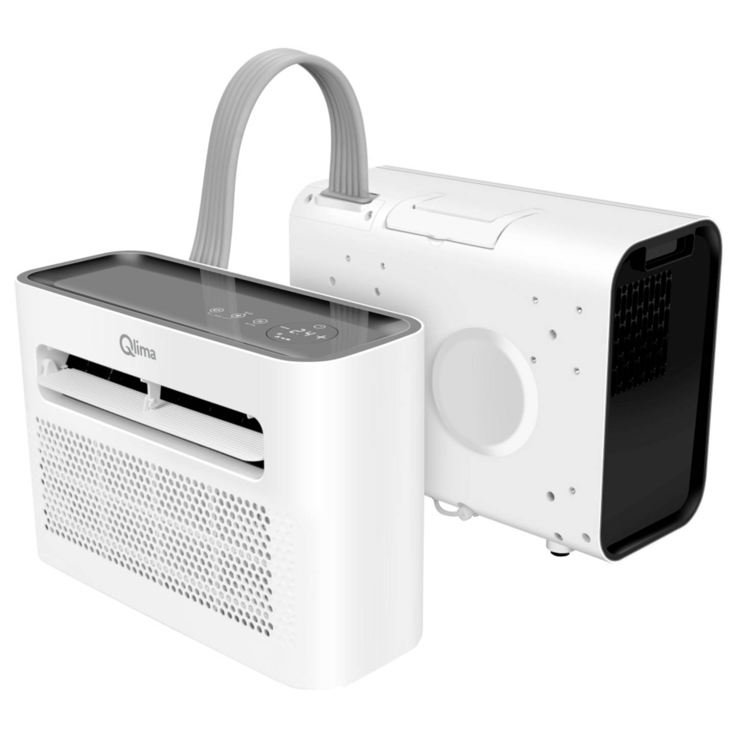 B-Ware Qlima Klimagerät Mini Split Klimaanlage 146 K W Wi Fi Raum 45m2 Weiß Schwarz