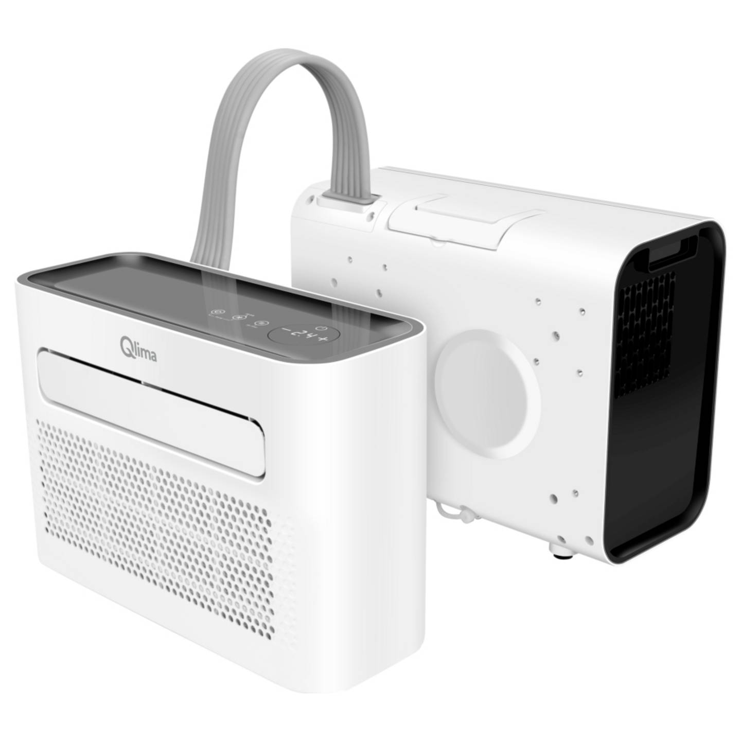 B-Ware Qlima Klimagerät Mini Split Klimaanlage 146 K W Wi Fi Raum 45m2 Weiß Schwarz526 - 8713508792729