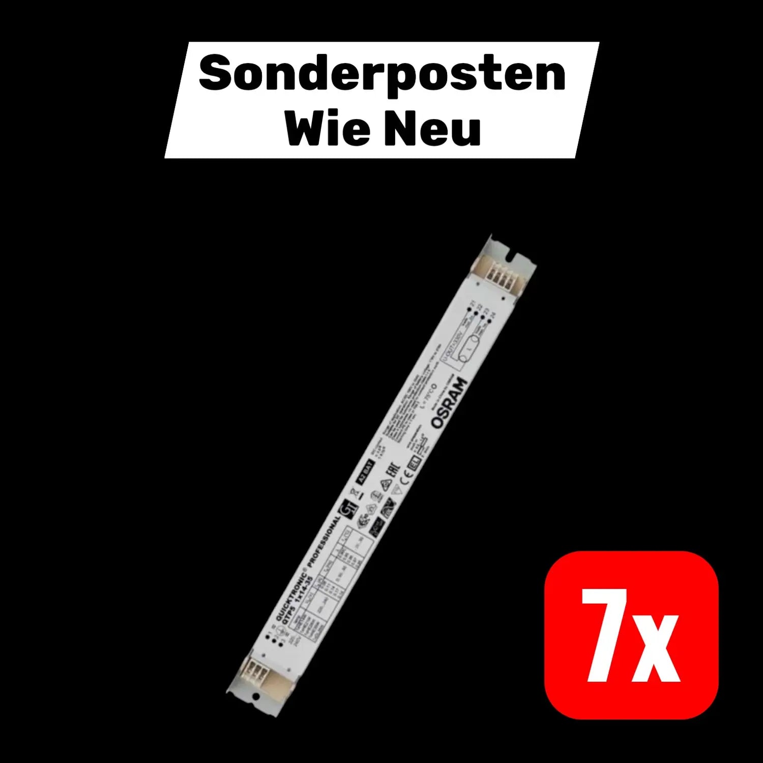 B-Ware Osram Qtp5 Elektronischer Trafo Lampenvorschaltgerät 7 Stück