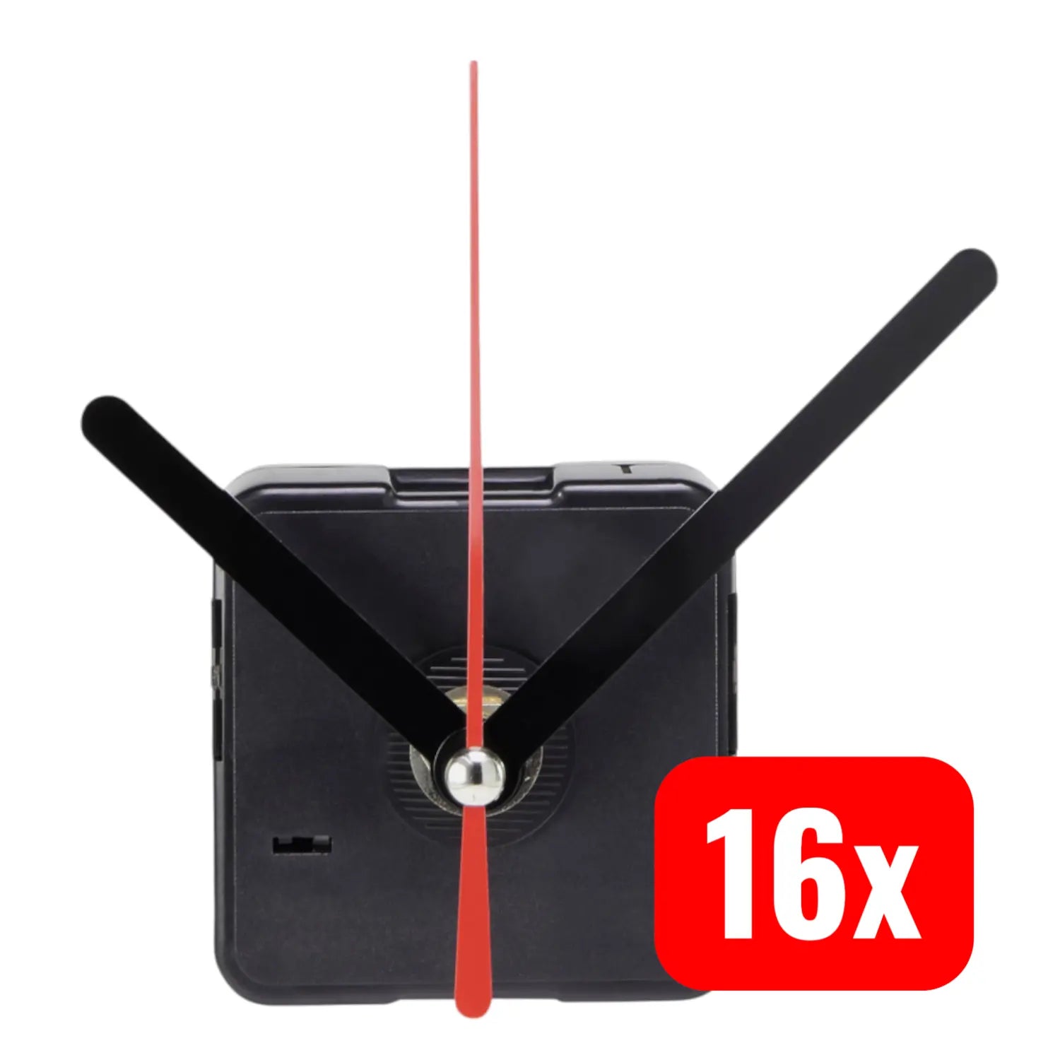 B-Ware Quarz Uhrwerk Mit 2 Zeigersätzen Uhr Schleichend Rechts Länge 6mm 16 Stück - 4064161201924