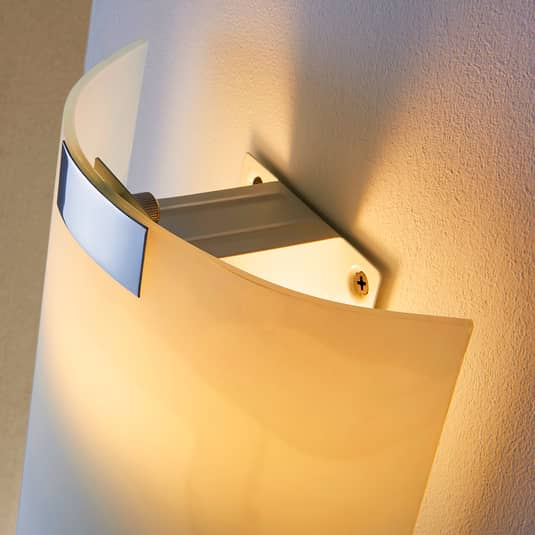 B-Ware Lindby Quadratische Glas Wandleuchte Quentin Wandleuchte Wandlampe Leuchte Led   - 4251096506099