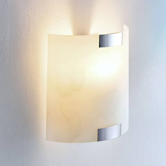 B-Ware Lindby Quadratische Glas Wandleuchte Quentin Wandleuchte Wandlampe Leuchte Led   - 4251096506099