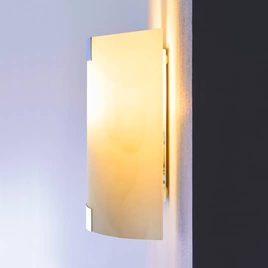 Lindby Quadratische Glas-Wandleuchte Quentin Wandleuchte Wandlampe Leuchte LED - 4251096506099