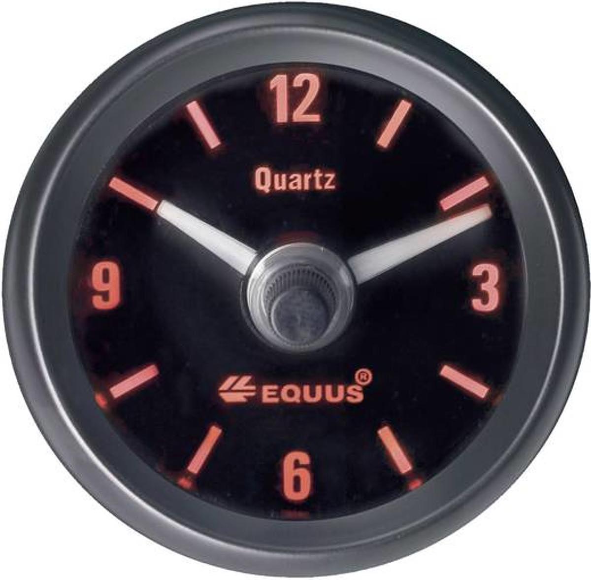 B-Ware Equus Quarz Uhr Analog Mit 4 Farbigen Leds 52 Mm  Kfz Einbauinstrument792 - 4016138455809