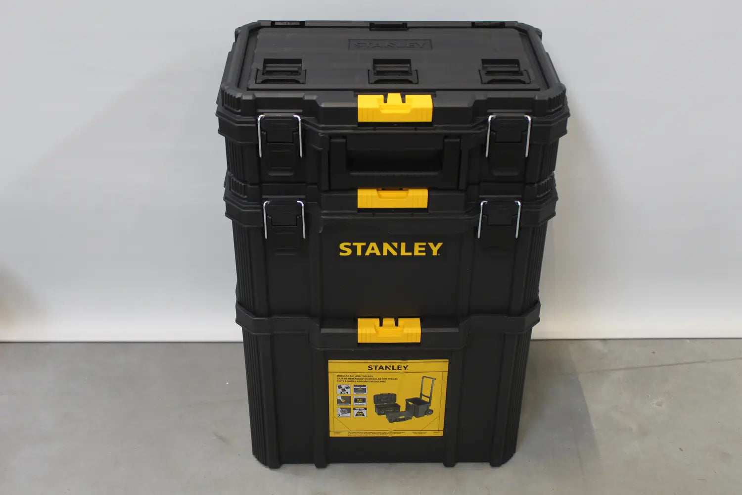 B-Ware Stanley Quiklink Rolling Workshop Koffer Aufbewahrungssystem Siehe Text/Foto - 3253561833199