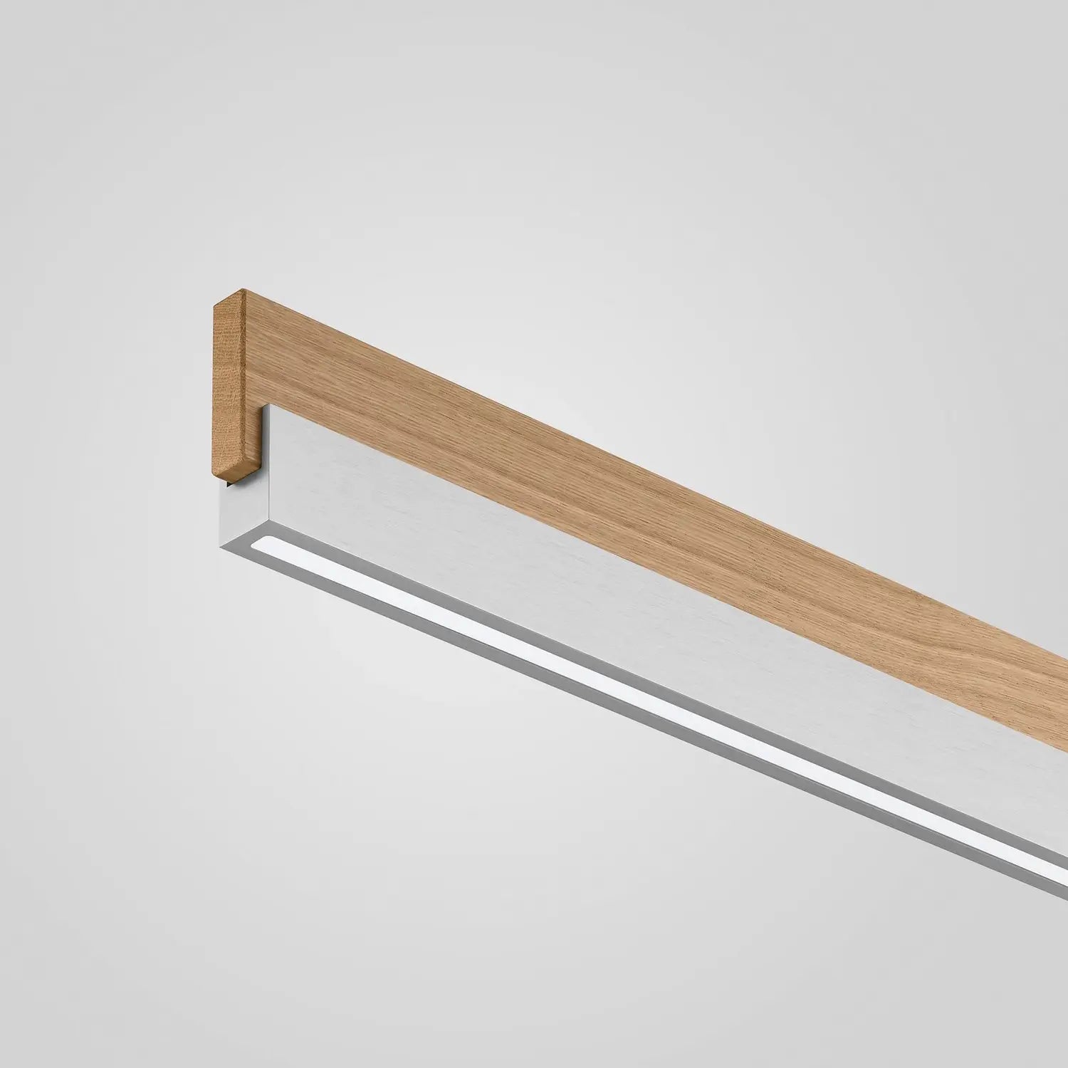 B-Ware Quitani Led Deckenleuchte Lampe Keijo Wohnzimmerleuchte Nickel Eiche - 4251911762129