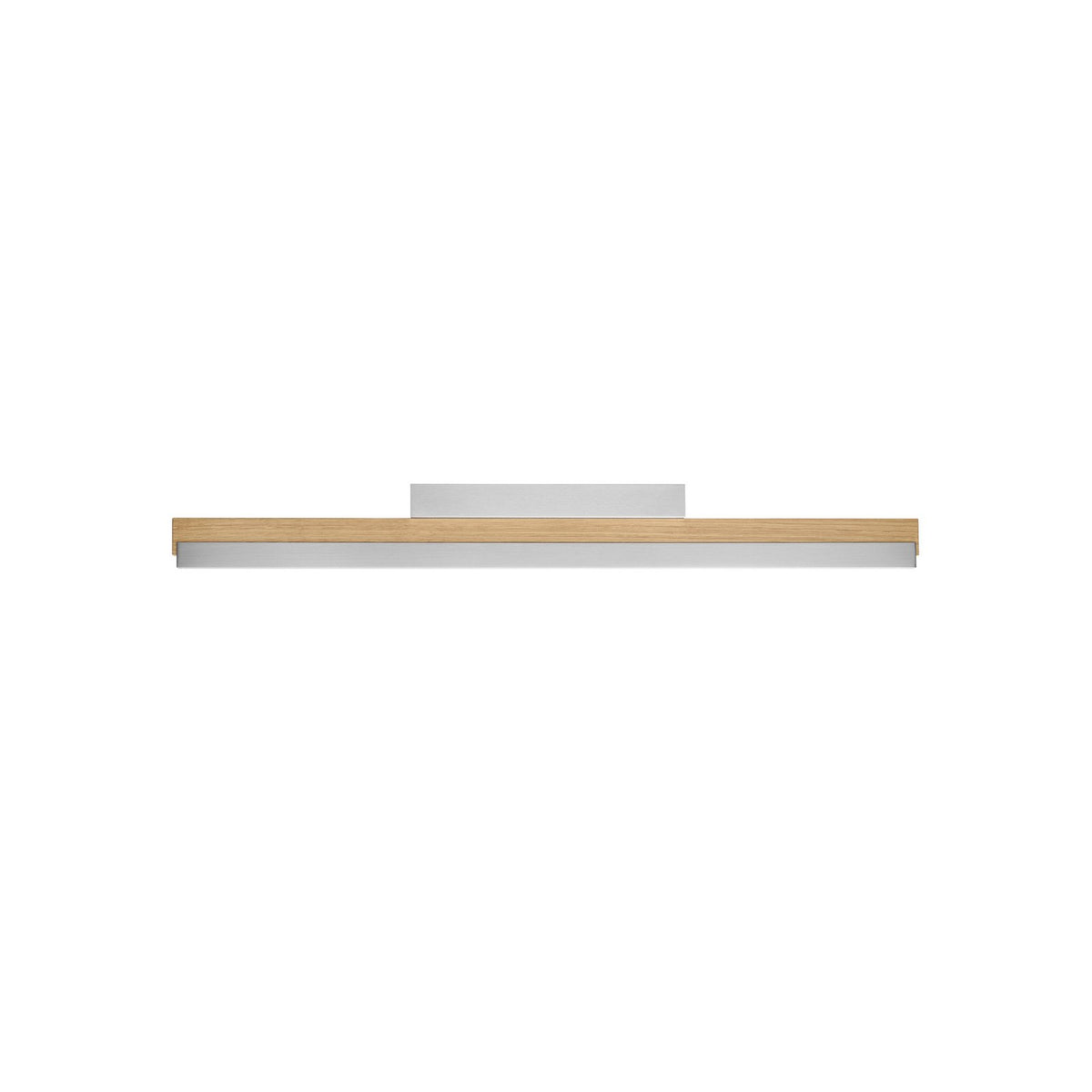Quitani Deckenleuchte Deckenlampe LED Keijo Eiche Nickel Matt Holz Lampe Wohnzim - 4251911762129