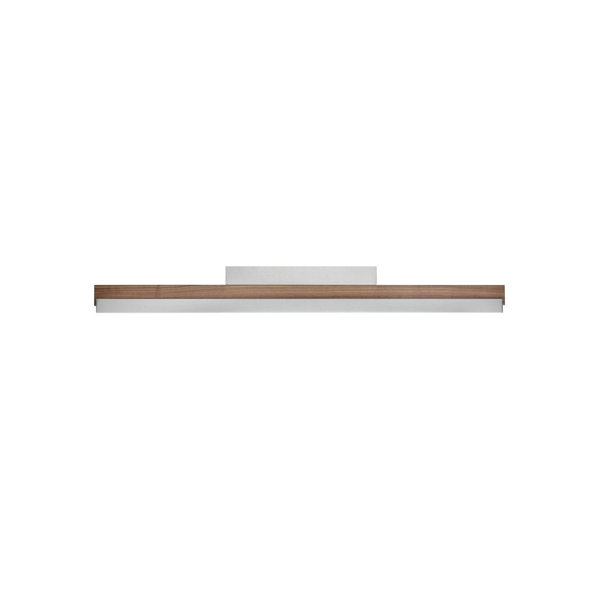 Quitani Deckenleuchte Lampe LED nussbaum nickel matt Holz Messing Beleuchtung - 4251911762136