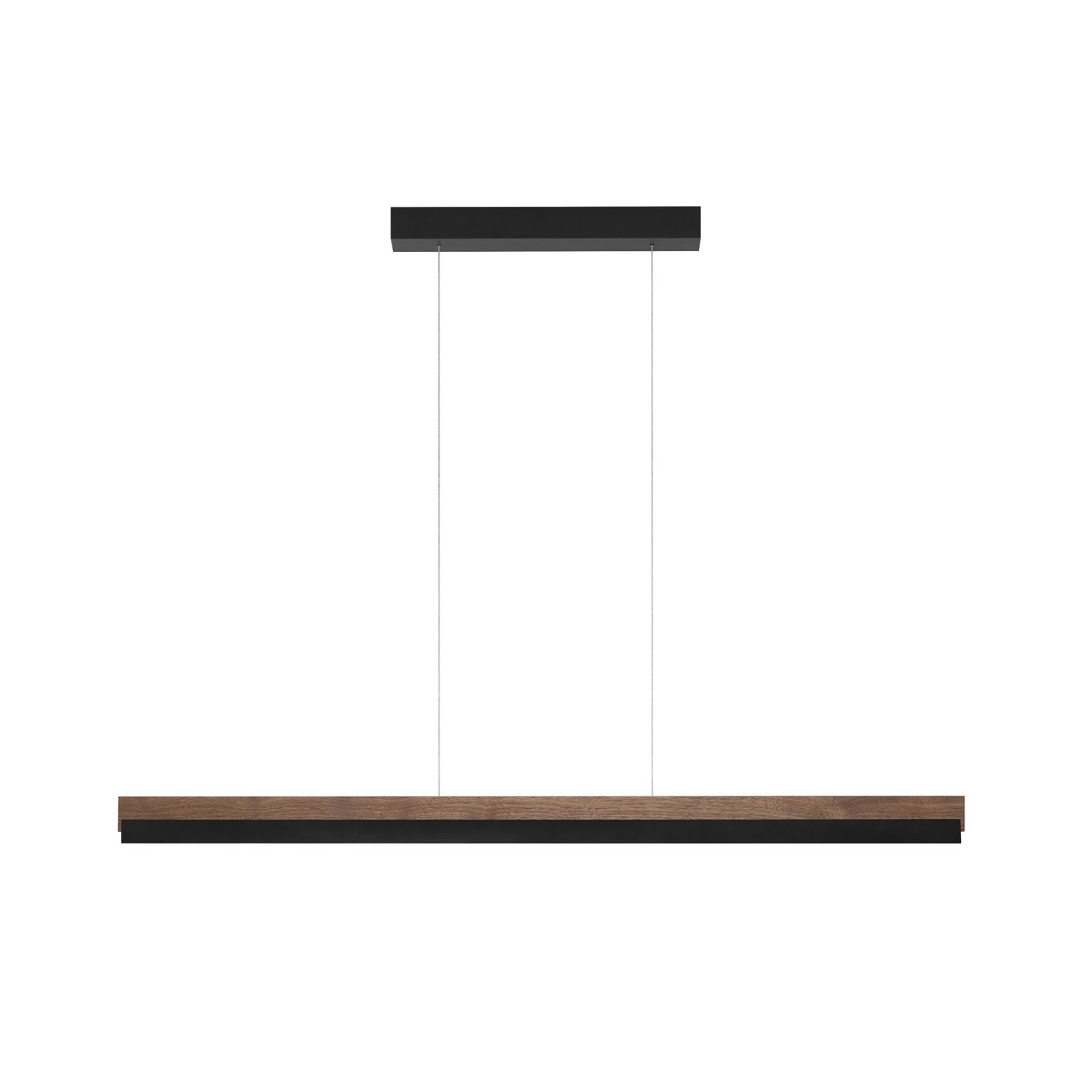 B-Ware Quitani Hängelampe Pendelleuchte Led Leuchte Keijo Nussbaum Schwarz 123 Cm Lampe - 4251911762204