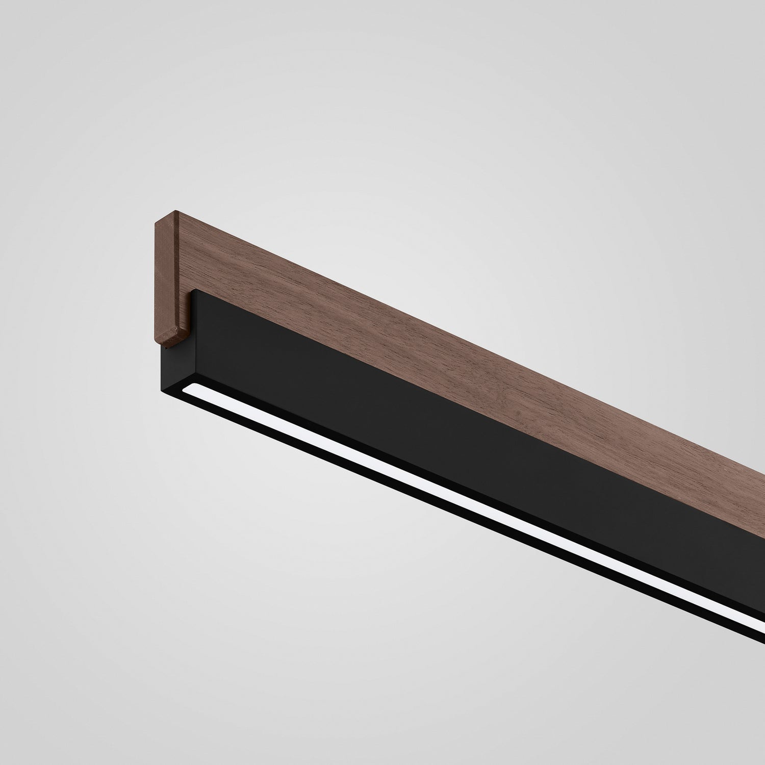 B-Ware Quitani Hängelampe Pendelleuchte Led Leuchte Keijo Nussbaum Schwarz 123 Cm Lampe - 4251911762204