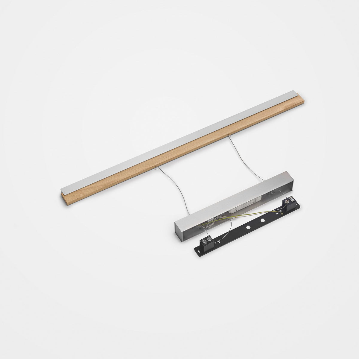 Quitani Hängeleuchte Pendelleuchte LED Eiche Nickel verstellbar Keijo 103 cm168 - 4251911762235