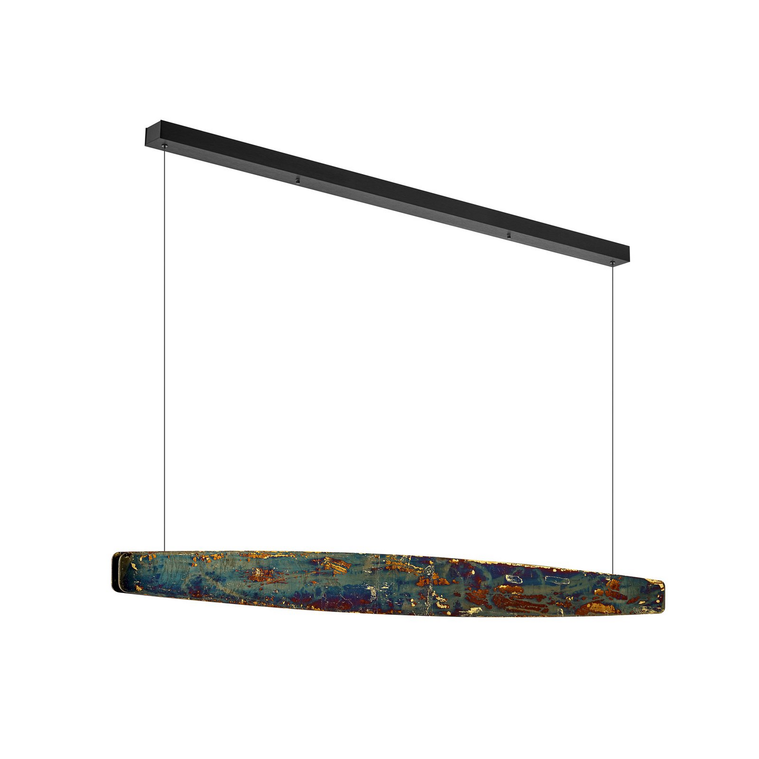 B-Ware Quitani Hängeleuchte Pendelleuchte Led Persida Innenlampe Schlagmetall Gold578