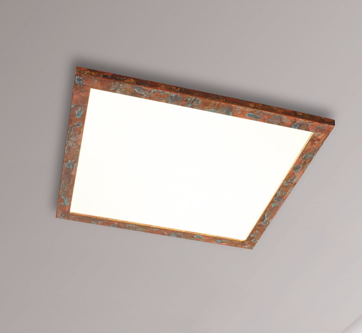 Quitani Deckenleuchte Deckenlampe LED Panel Aurinor Kupfer Beleuchtung 68 cm - 4251911769241