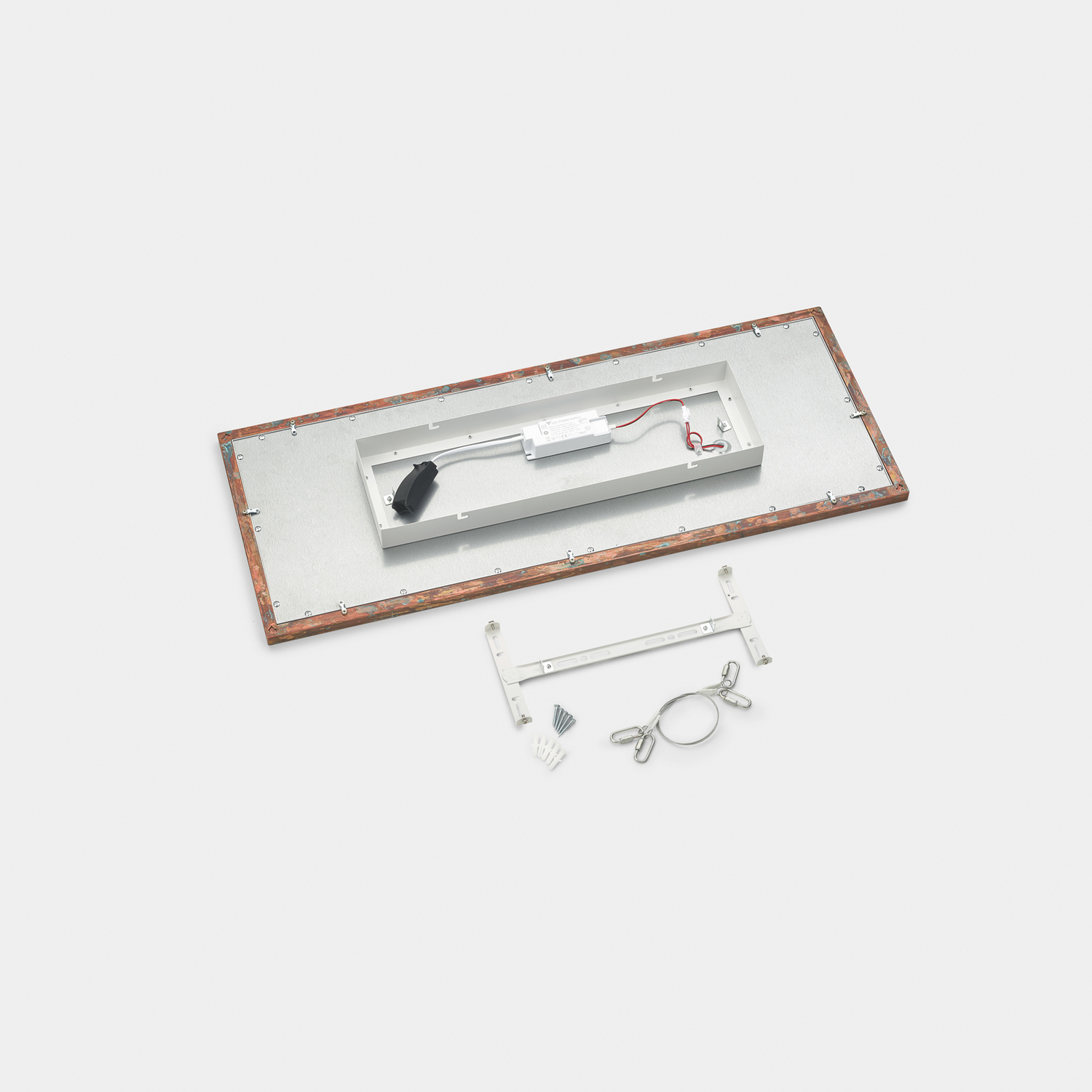 Quitani Led Panel Deckenleuchte Aurinor Led Kupfer 86 Cm Lampe Leuchte Spot B-Ware