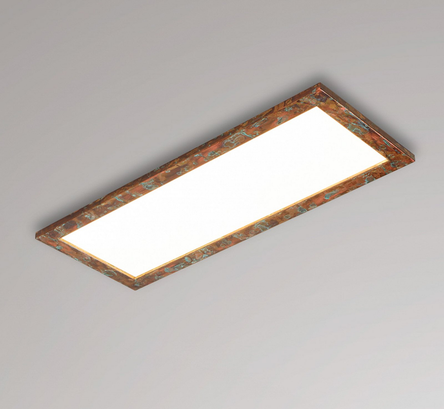 Quitani Led Panel Deckenleuchte Aurinor Led Kupfer 86 Cm Lampe Leuchte Spot B-Ware - 4251911769296
