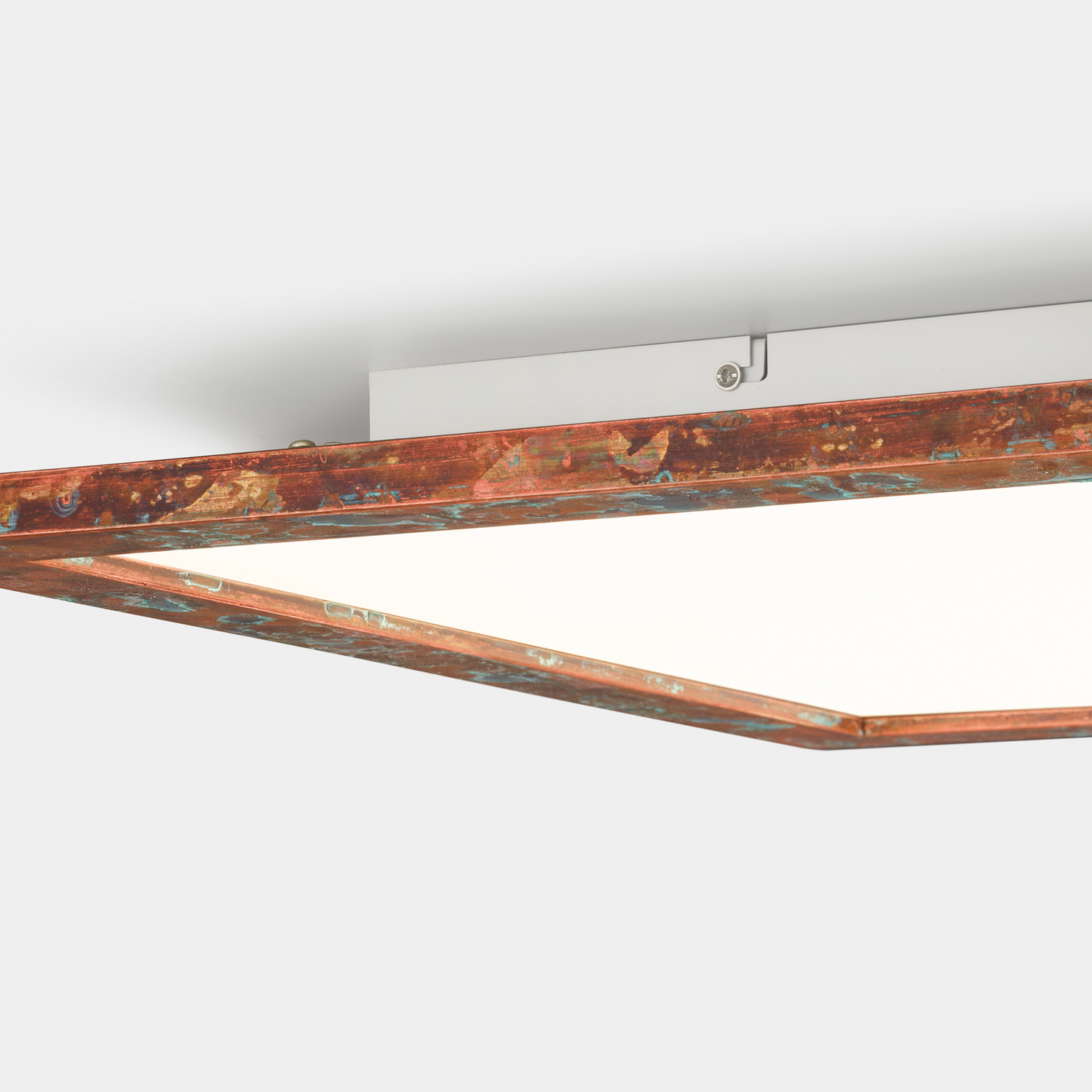 Quitani Led Panel Deckenleuchte Aurinor Led Kupfer 86 Cm Lampe Leuchte Spot B-Ware