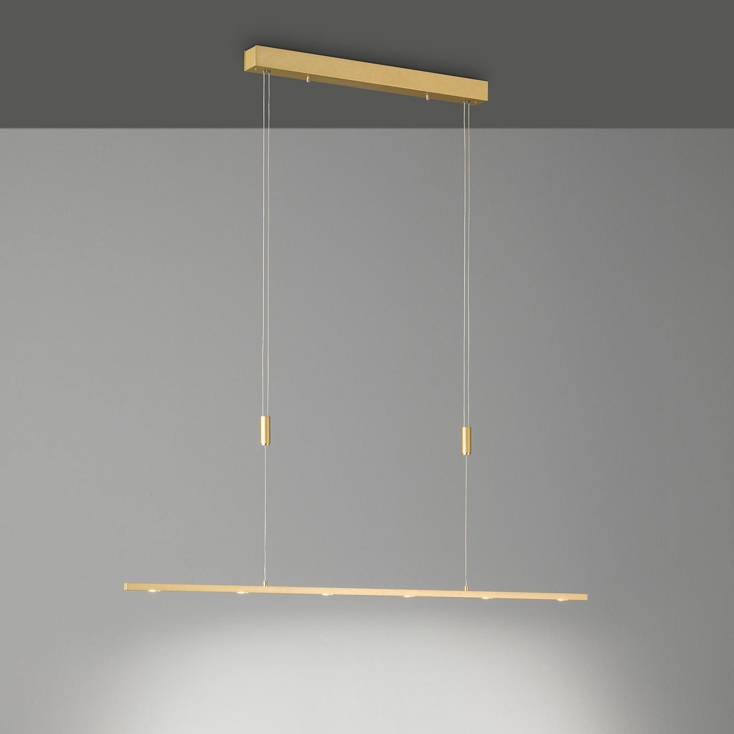 B-Ware Rothfels Led Pendelleuchte Tolu Messing 119 Cm Lichtquelle Warmweiß Dimmbar Led - 4251096567700