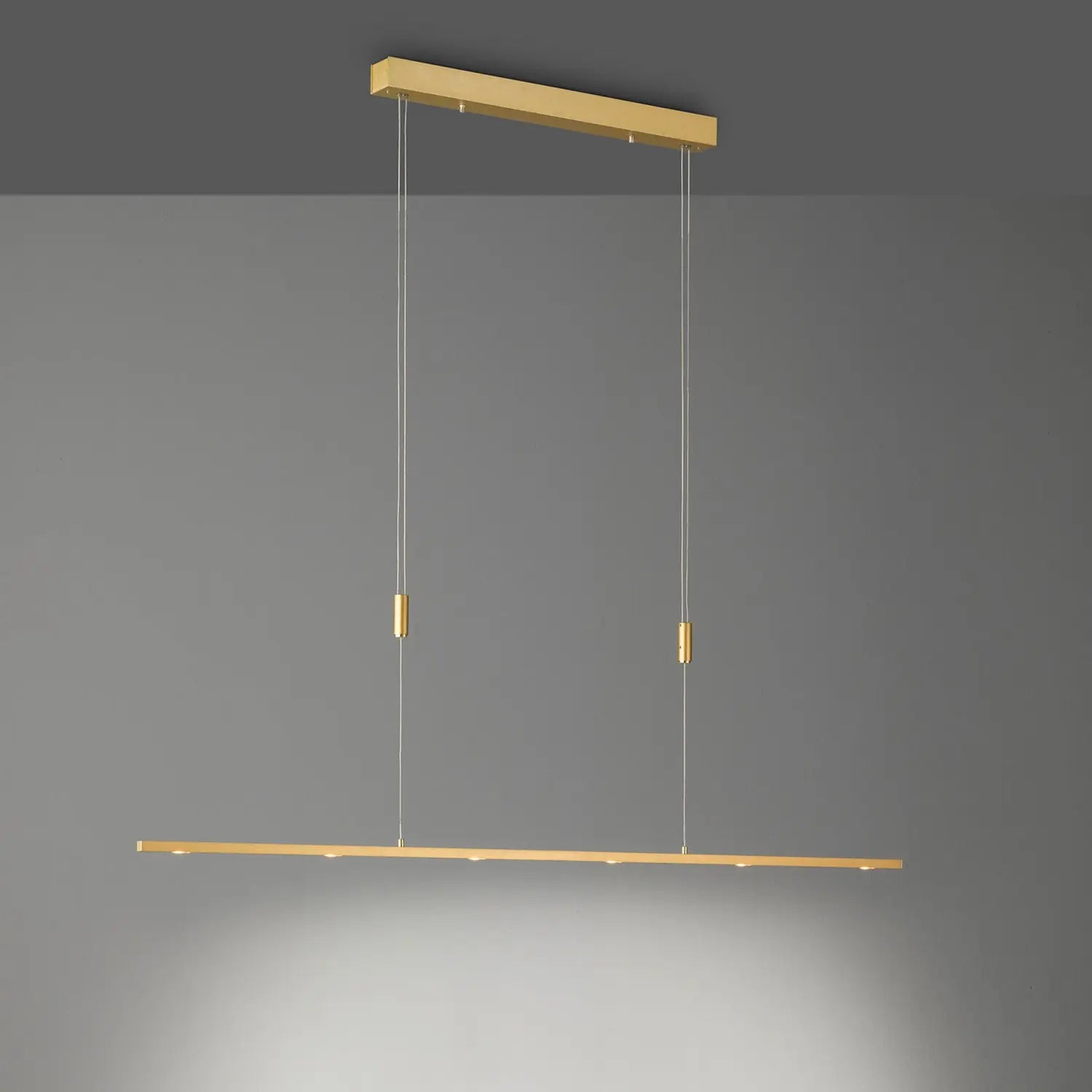 B-Ware Rothfels Pendelleuchte Hängelampe Led Messing Matt Gebürstet Warmweiß Höhenve37 - 4251096567717