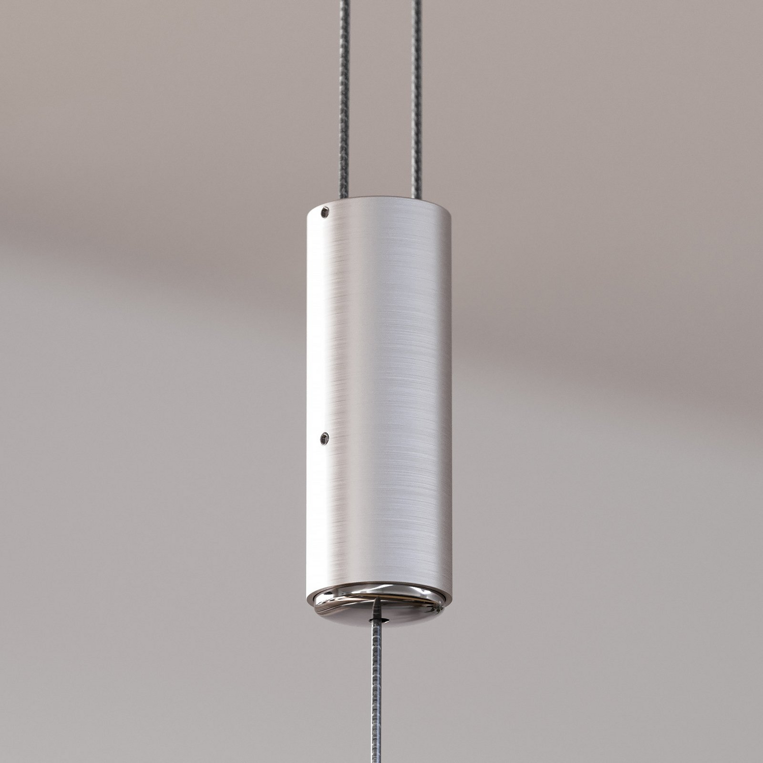 Quitani Led Pendelleuchte Hängelampe Elna Led Lampe Länge 118 Cm Nickel  B-Ware - 4251096531701