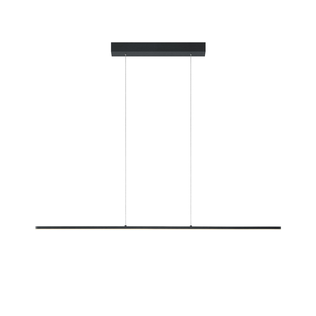 Quitani Led Pendelleuchte Hängelampe Margita Schwarz Länge 118 Cm Dimmbar   B-Ware - 4251911763706