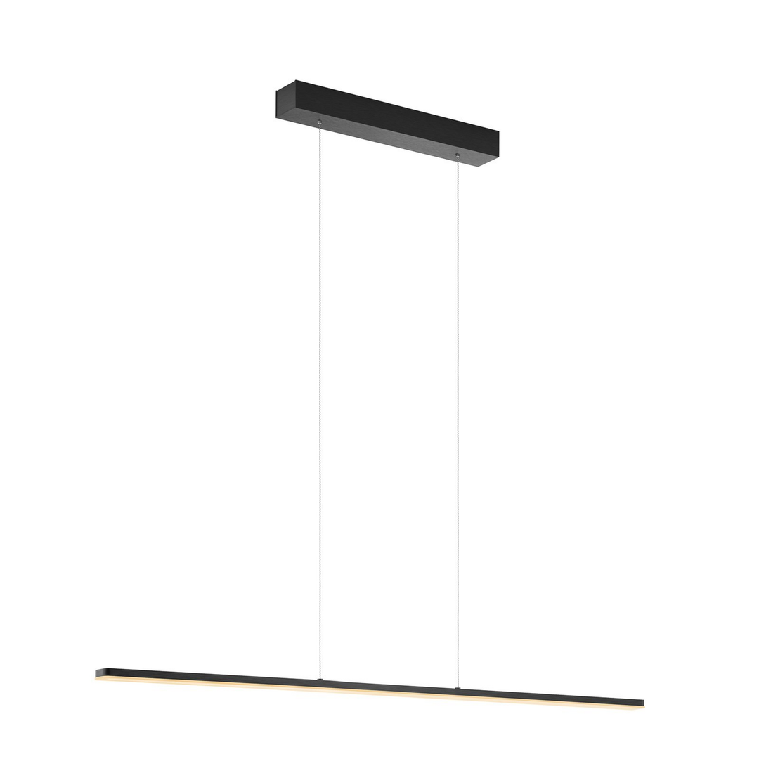 Quitani Led Pendelleuchte Hängelampe Margita Schwarz Länge 118 Cm Dimmbar   B-Ware - 4251911763706