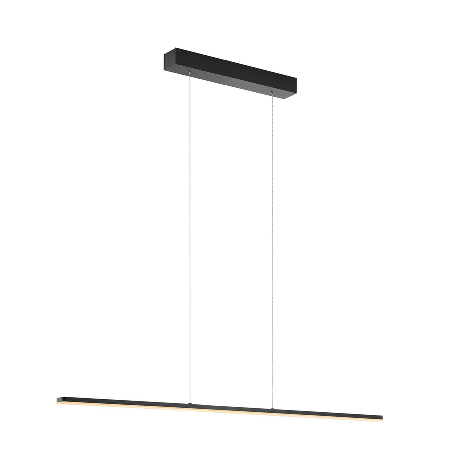 Quitani Led Pendelleuchte Hängelampe Margita Schwarz Länge 118 Cm Dimmbar   B-Ware - 4251911763706