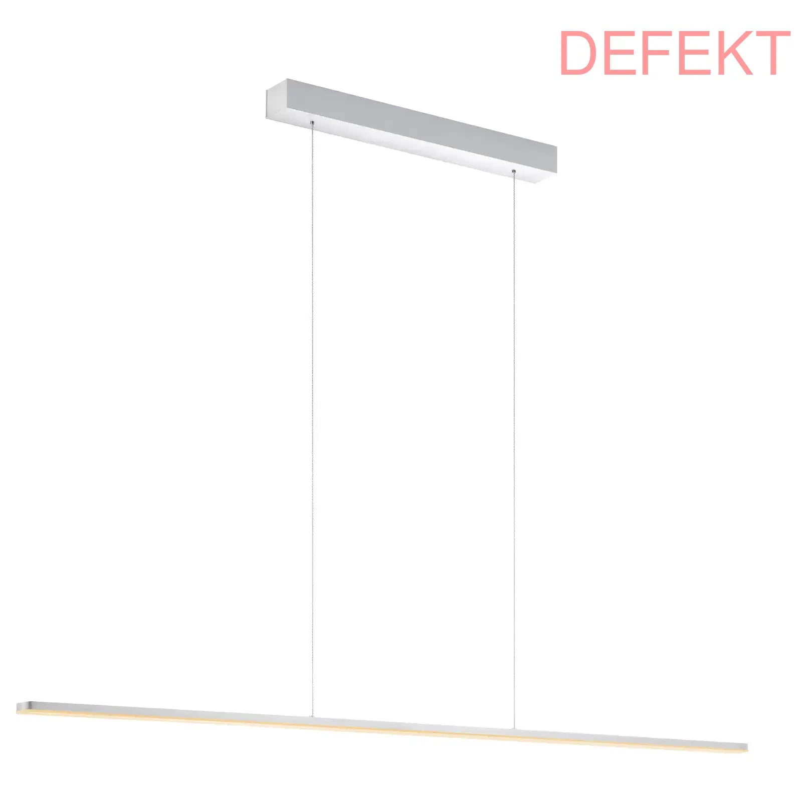 D-Ware Quitani Led Pendelleuchte Margita Länge 148 Cm Silber Deckenlampe Defektware378 - 4251911763744