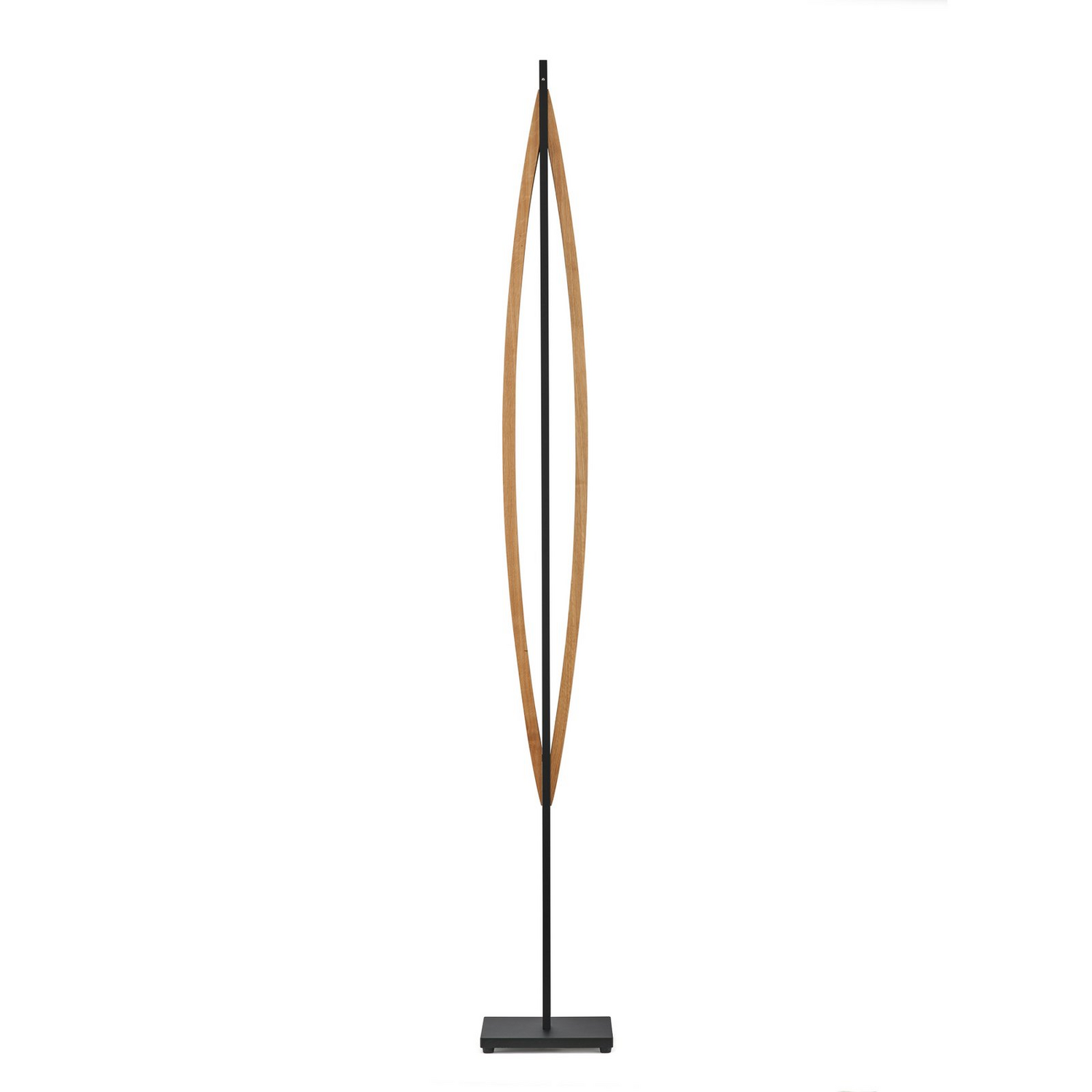 Quitani Led Stehleuchte Kiera Eiche/Schwarz Matt Lampe Stehlampe Leuchte Spot B-Ware