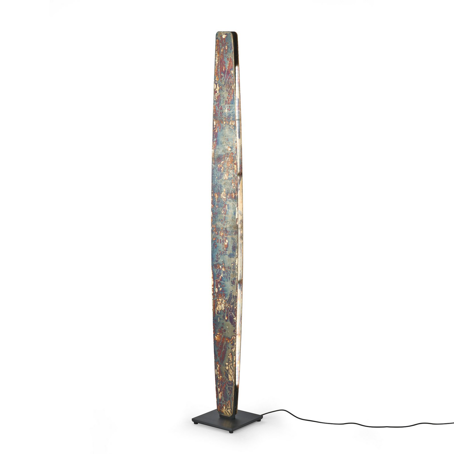 B-Ware Quitani Led Stehleuchte Lampe Persida Goldfarben Touchdimmer Aluminium Messing - 4251911763874