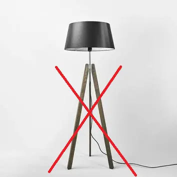 B-Ware Rothfels Thea Stehlampe Stehleuchte Standleuchte Lampe Holz Siehe Text/Foto460 - 4251096532531