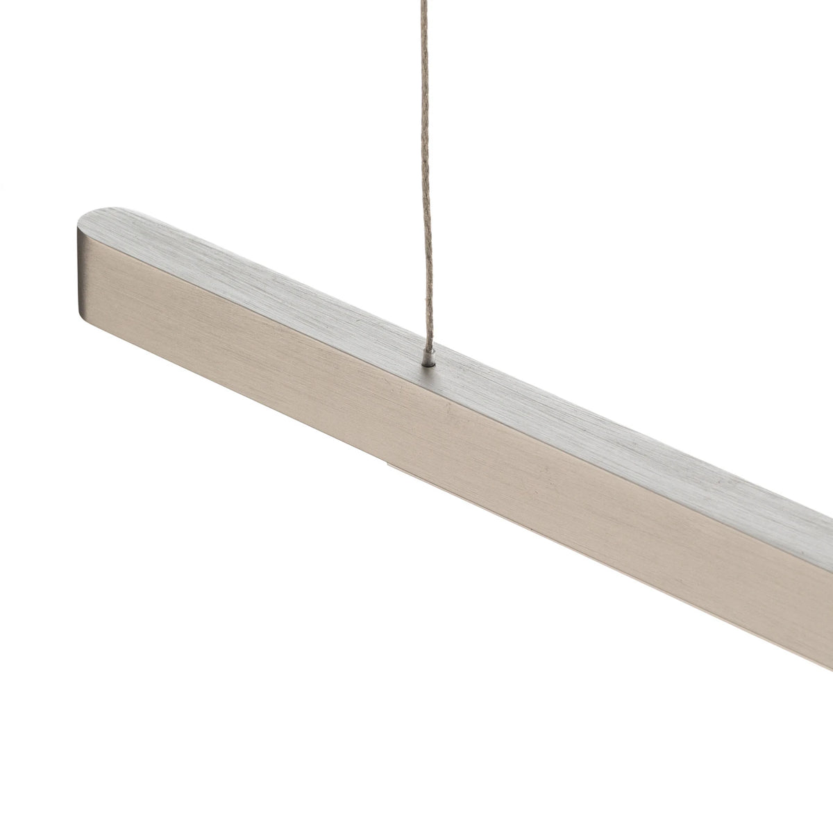 Quitani Hängelampe Pendelleuchte LED Lampe schwarz eloxal Aluminium natur - 4251911769562