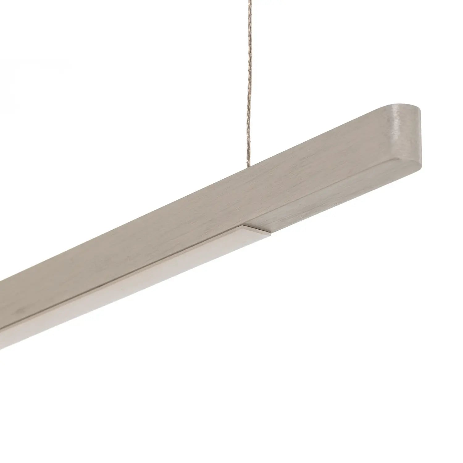 B-Ware Quitani Hängelampe Pendelleuchte Led Lampe Schwarz Eloxal Aluminium Natur - 4251911769562