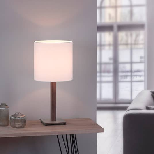 B-Ware Lucande Elif Tischlampe Tischlampe Bürolampe Leuchte Lampe Weiß Eckig Dunkel - 4251096570564