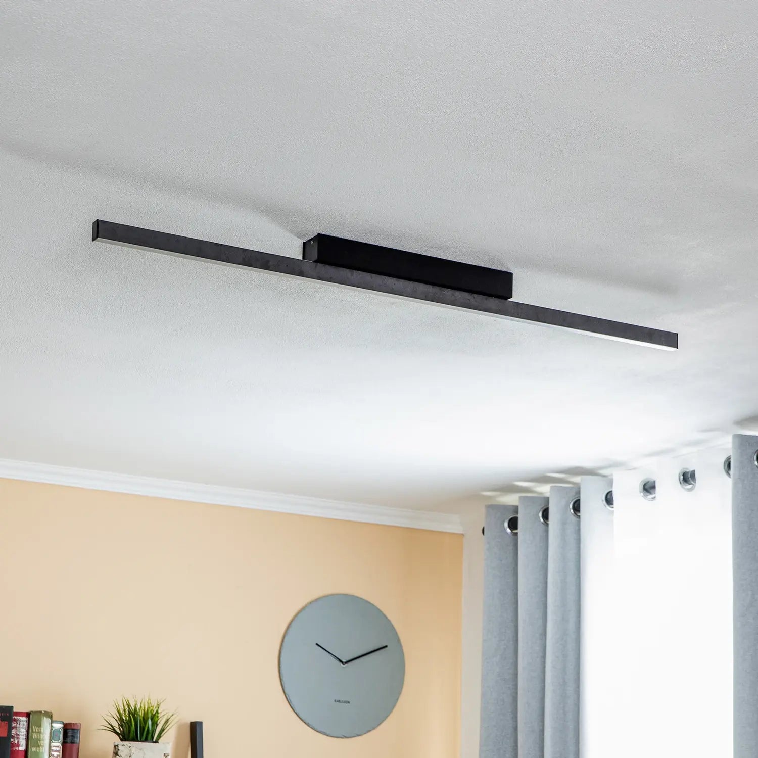 B-Ware Quitani Led Deckenleuchte Lampe Zino Schiefer Leuchte Grau Dimmbar Aluminium  - 4251911770230