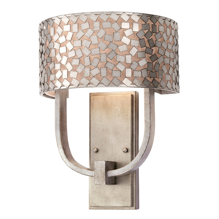 Quoizel Wandleuchte Wandlampe Confetti Silber Antik Leuchte 3 Stück B-Ware