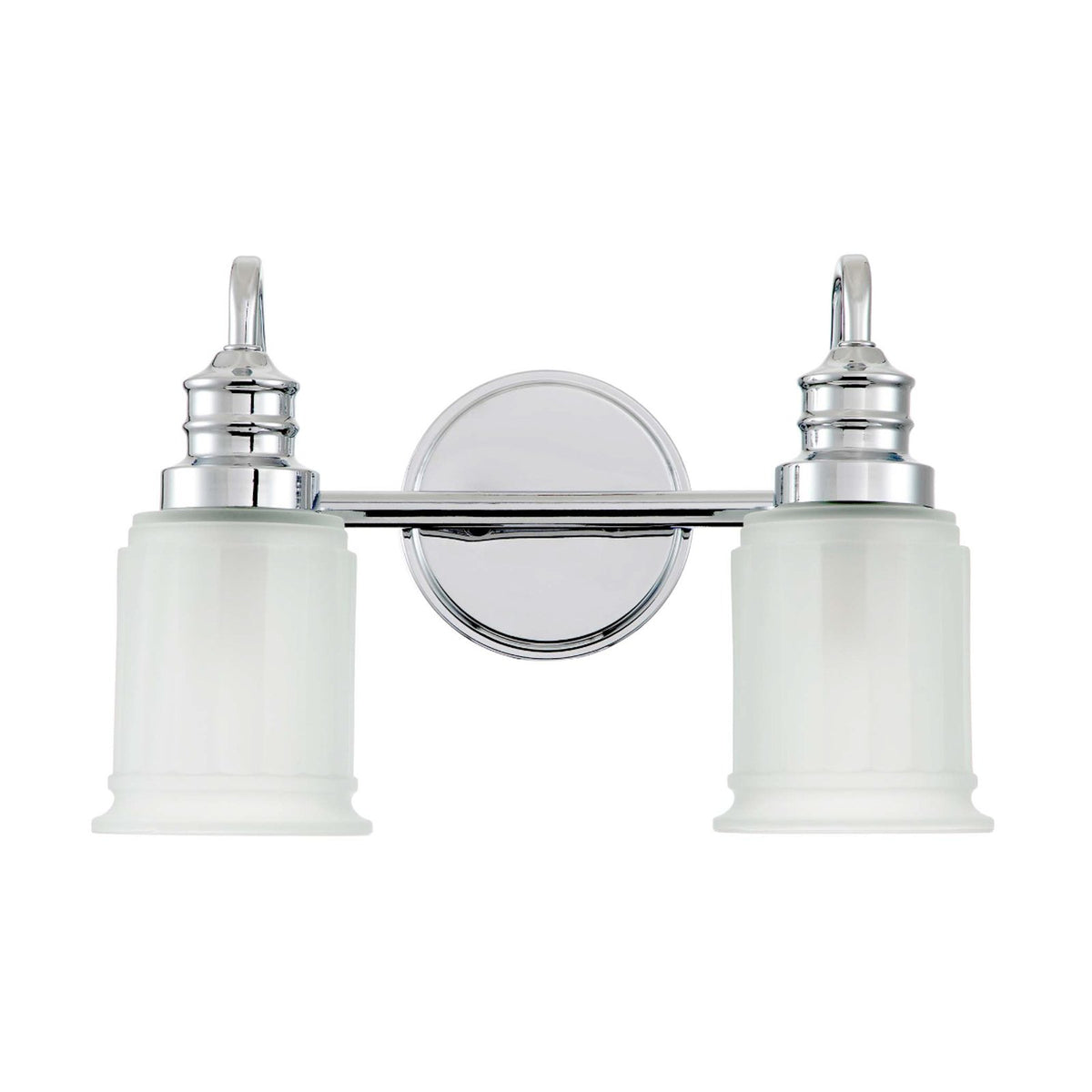Quoizel Wandleuchte Wandlampe Swell Spiegel chrom poliert Glas weiß G9 LED IP44 - 5024005596516