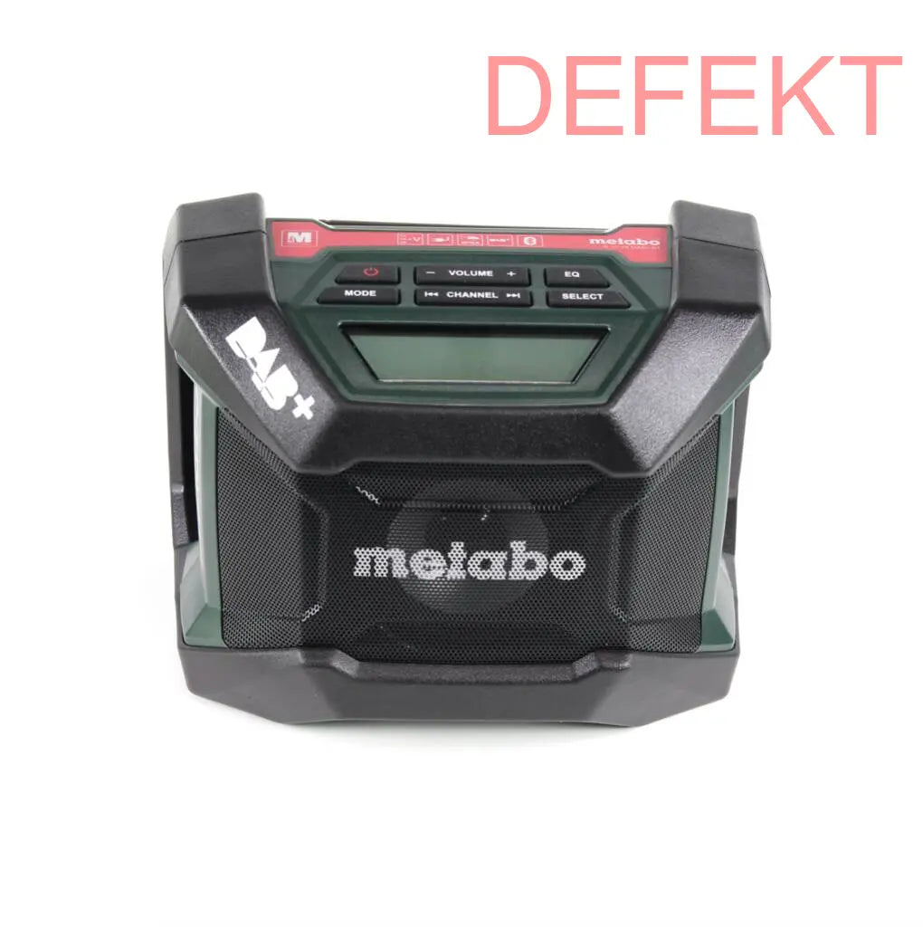 D-Ware Metabo R12 18 Akku Baustellenradio Dab+ Akku Netzbetrieb Ohne Akku Defektware - 4007430341488