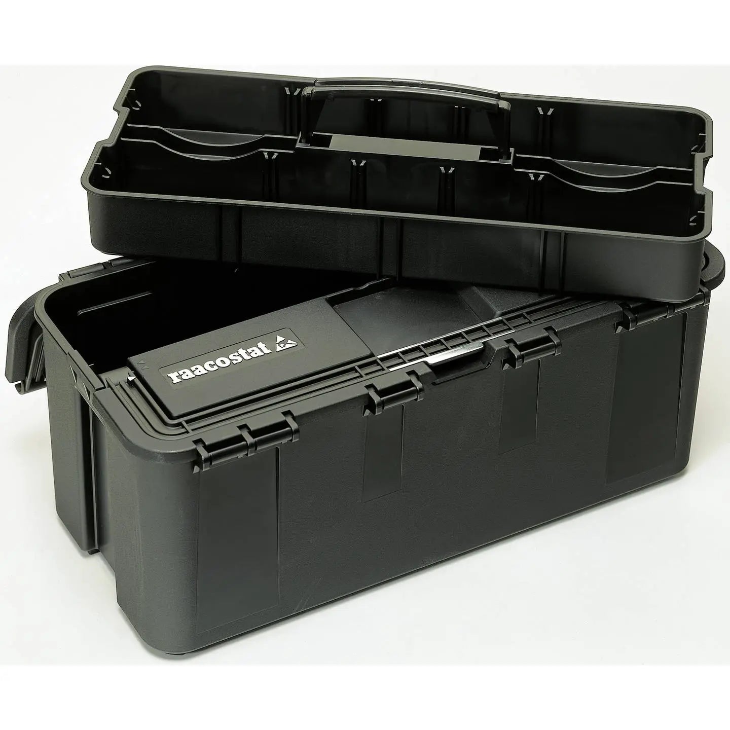 B-Ware Raaco Werkzeugkoffer Kasten Universal Schwarz Polypropylen Unbestückt Compact 15 - 5733439104432