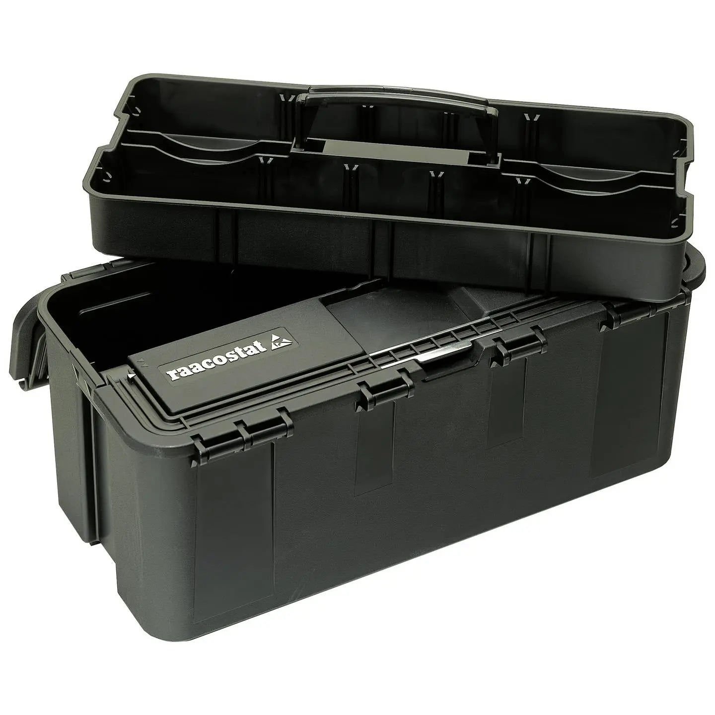 B-Ware Raaco Werkzeugkoffer Kasten Universal Schwarz Polypropylen Unbestückt Compact 15 - 5733439104432