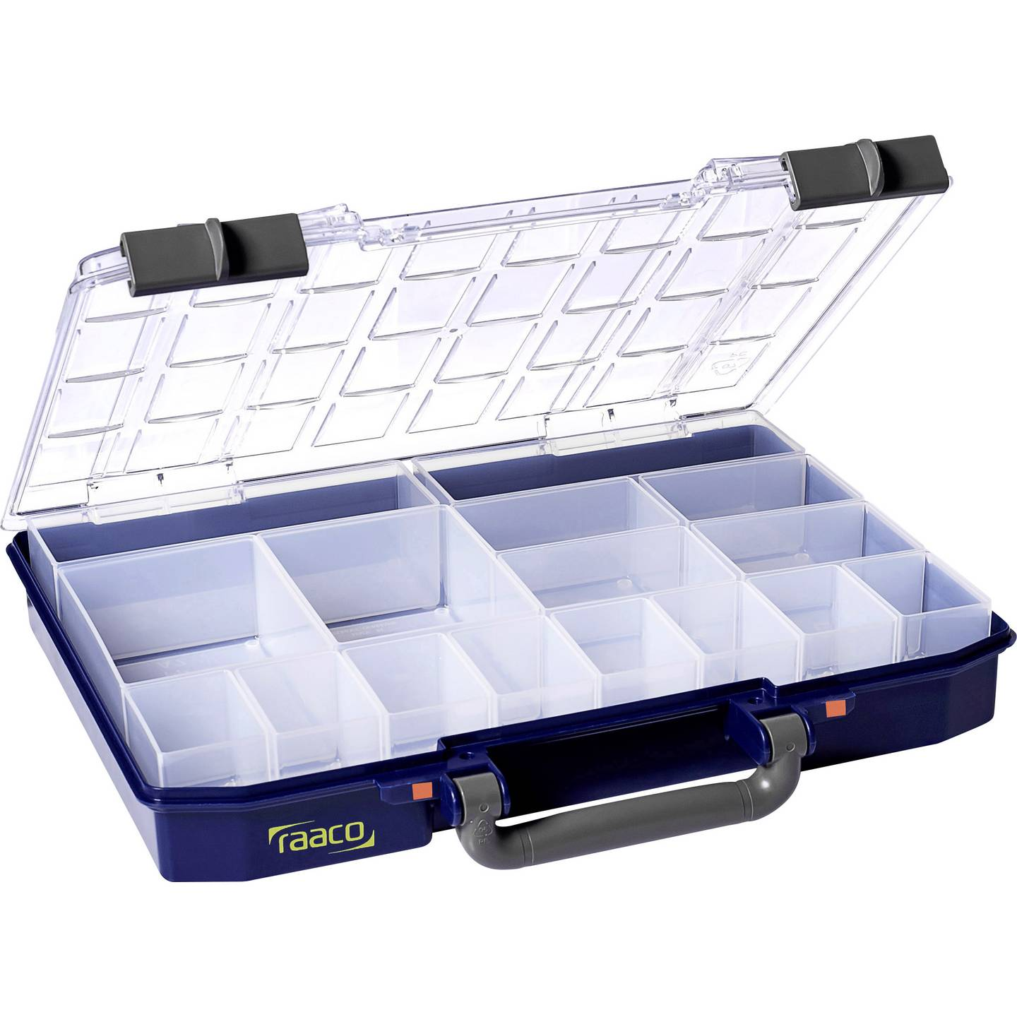 B-Ware Raaco Sortimentskoffer Aufbewahrungsbox Carry Lite 55 4x8 16 Werkzeugkoffer