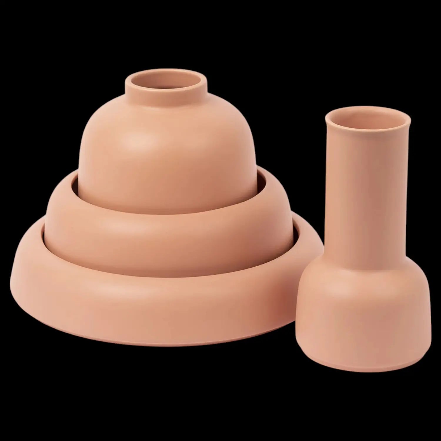 B-Ware Raawii Omar Bowl Schale Obstschale Dekoschale Steingut ø 30,8 Cm Pink Nude