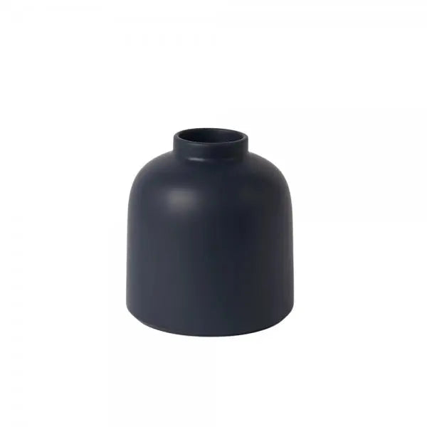 B-Ware Raawii Vase Omar Dunkelblau Vase Blumenvase Tischvase Steingutvase Steingut