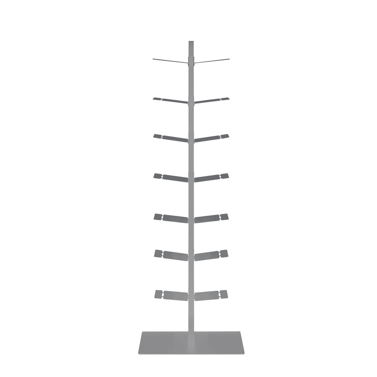 B-Ware Radius Design   Booksbaum Standregal Big Double Silber Möbel Siehe Text/Foto - 4250208608409