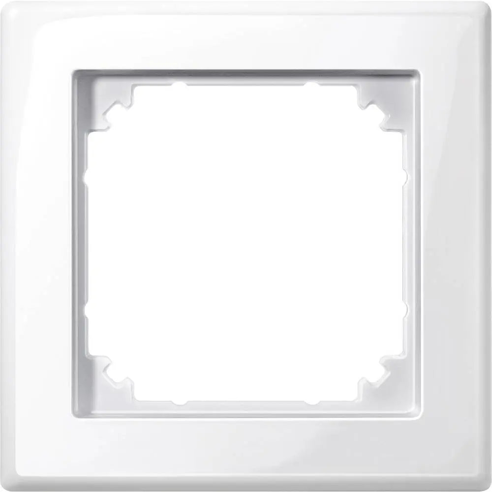 B-Ware Merten Rahmen Abdeckrahmen 1fach M Smart Polarweiß Glänzend Kunststoff 49 Stück - 4042811032944