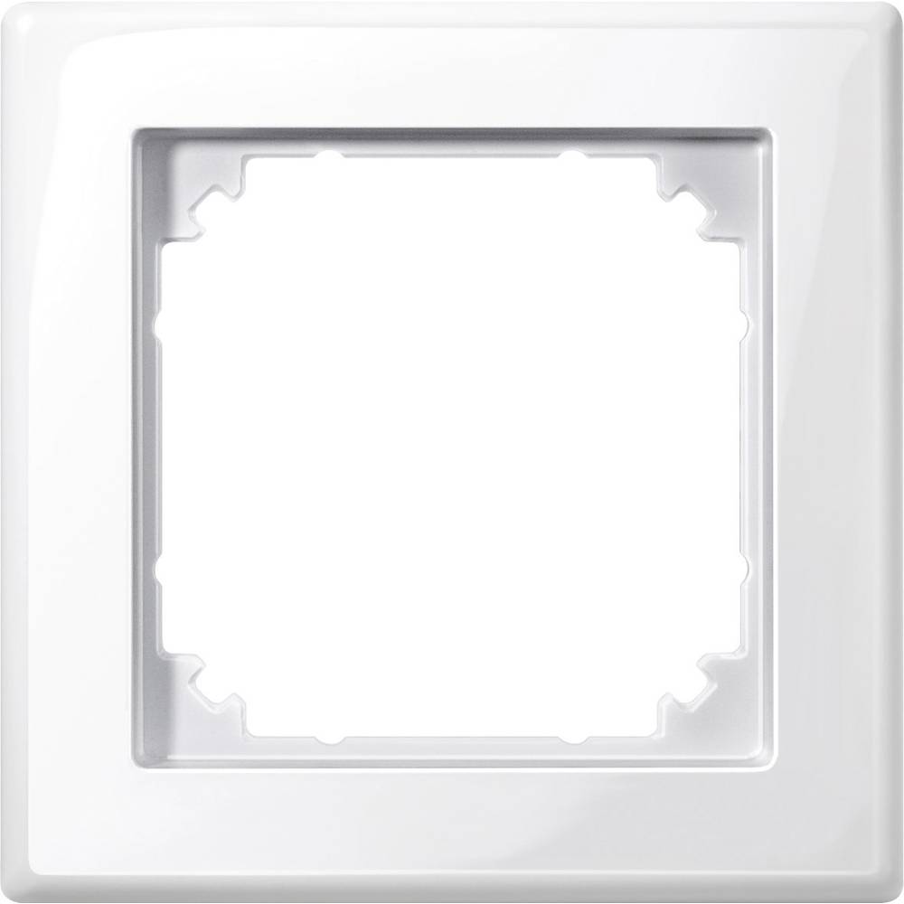 Merten Rahmen Abdeckrahmen 1fach M-Smart Polarweiß glänzend Kunststoff 49 STÜCK - 4042811032944