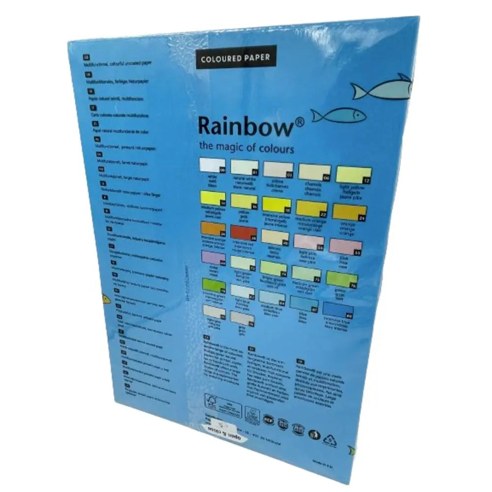 B-Ware Rainbow Papyrus Druckerpapier Kopierpapier Farbig Din A3 Blau 500 Blatt 5 Stück - 7318761041037