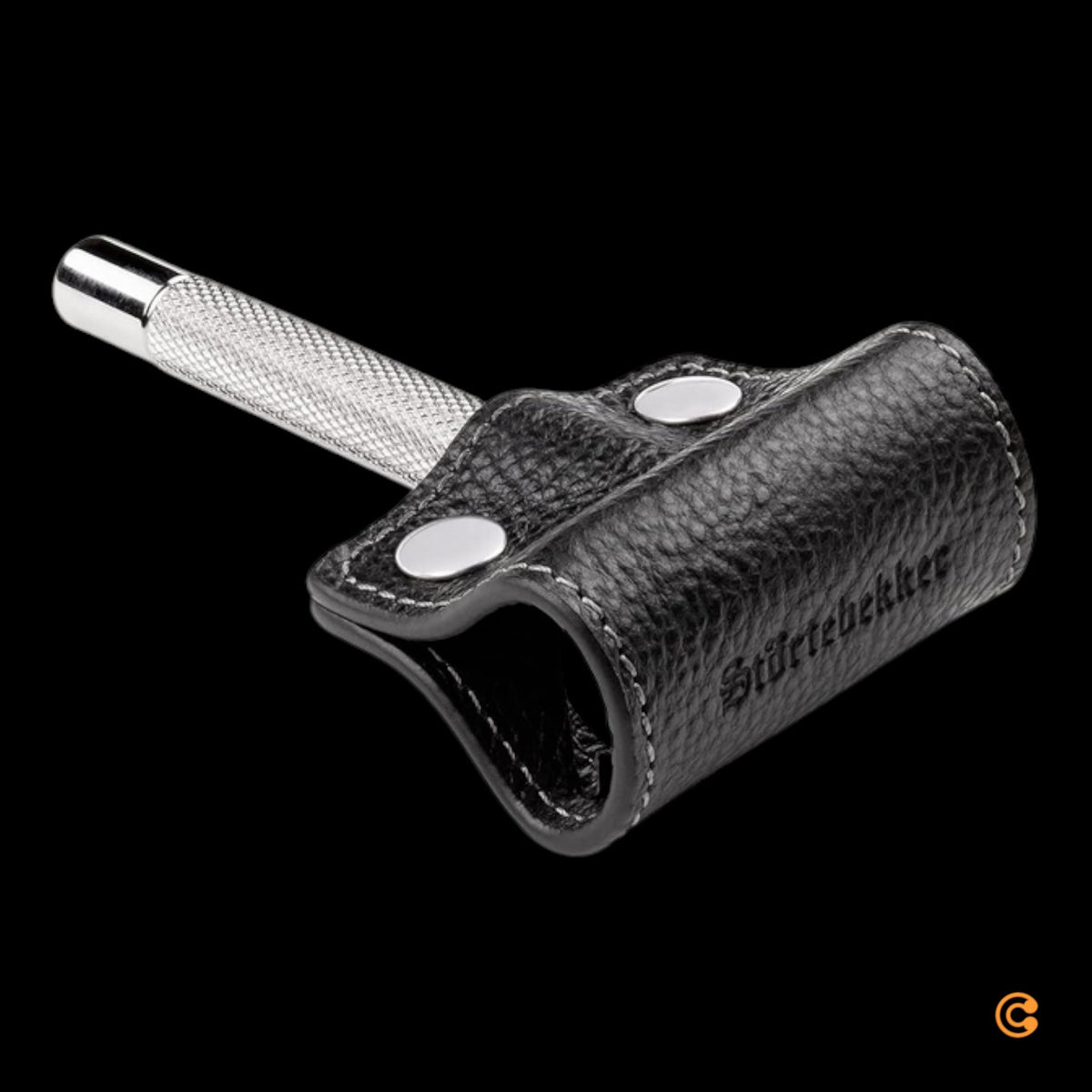 Störtebekker Premium Rasierhobel Schutz Klingenschutz Rindsleder Rasierklinge - 4260554490498