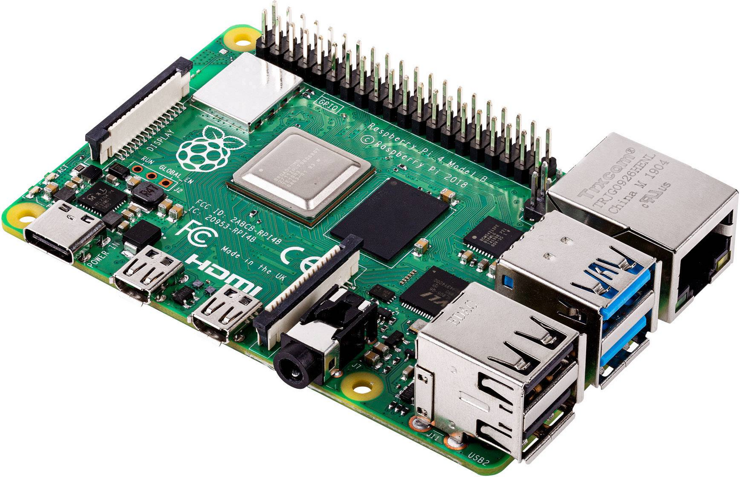 B-Ware Raspberry Pi Rechner System 4 Modell B 1 Gb Ram Gigabit Lan Usb C 4 K Hdmi - 5056561800325